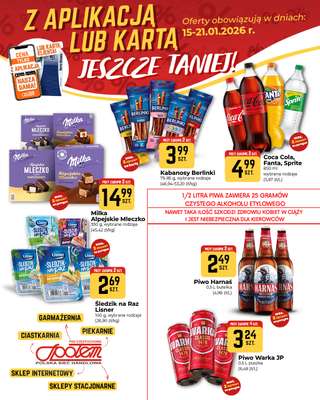 Społem Częstochowa - gazetka promocyjna Plakaty promocyjne od czwartku 15.01 do środy 21.01