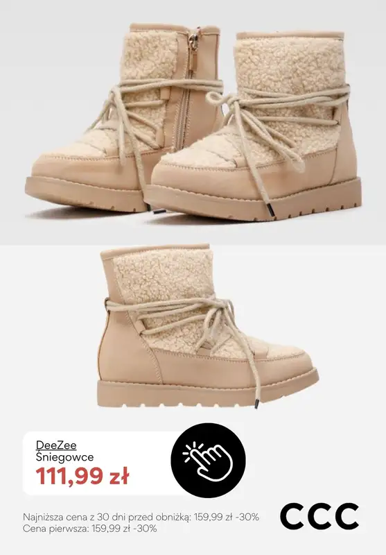 CCC - gazetka promocyjna KOZAKI dziecięce - PROMOCJE od czwartku 15.01  - strona 10