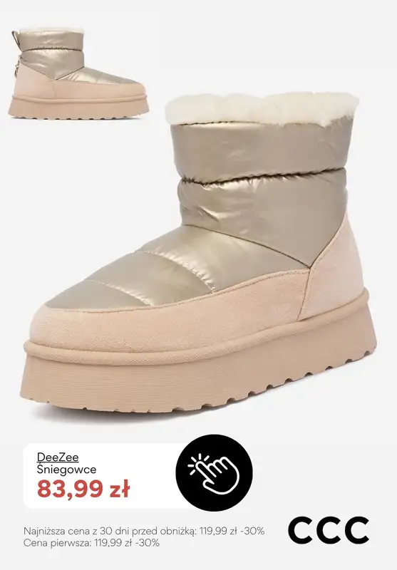 CCC - gazetka promocyjna KOZAKI dziecięce - PROMOCJE od czwartku 15.01  - strona 5