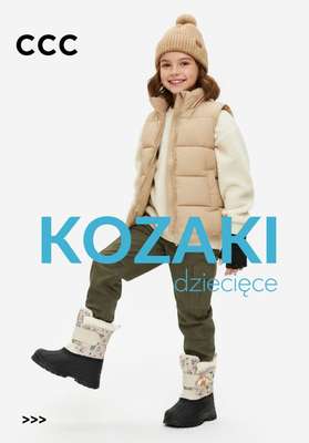 CCC - gazetka promocyjna KOZAKI dziecięce - PROMOCJE od czwartku 15.01 