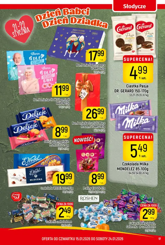 Delikatesy Piotruś Pan - gazetka promocyjna Gazetka od czwartku 15.01 do soboty 24.01 - strona 17