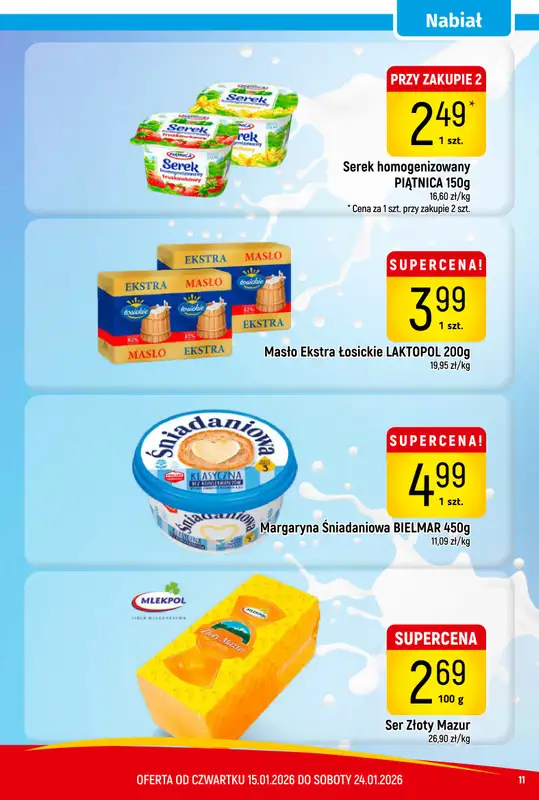 Delikatesy Piotruś Pan - gazetka promocyjna Gazetka od czwartku 15.01 do soboty 24.01 - strona 11