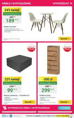 ERLI - gazetka promocyjna MEGA WYPRZEDAŻ mebli i sprzętu elektro do domu! od czwartku 15.01 do niedzieli 18.01 - strona 4