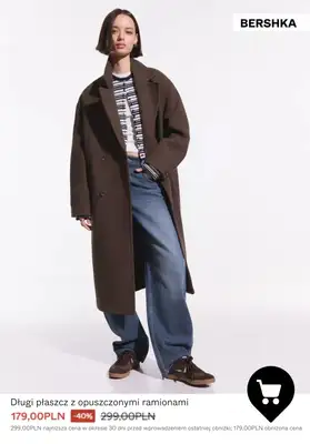 Bershka - gazetka promocyjna Płaszcze i kurtki w PROMOCYJNYCH cenach od czwartku 15.01  - strona 4