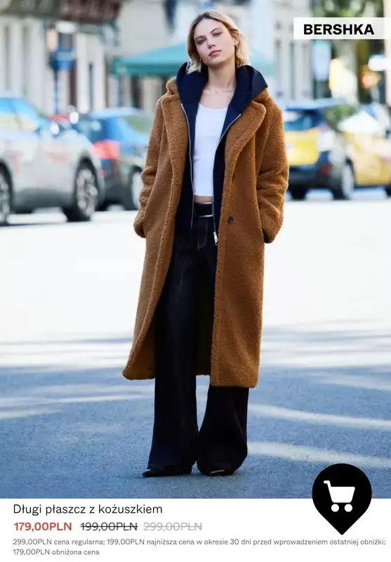 Bershka - gazetka promocyjna Płaszcze i kurtki w PROMOCYJNYCH cenach od czwartku 15.01  - strona 6