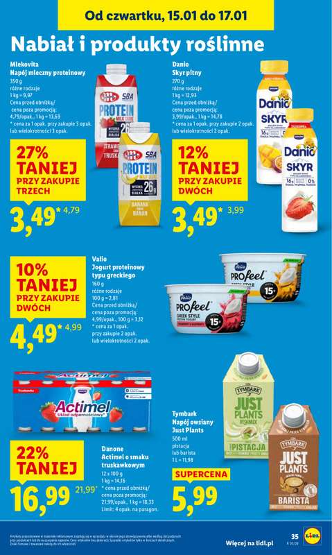 Lidl - gazetka promocyjna Oferta od czwartku od czwartku 15.01 do soboty 17.01 - strona 37