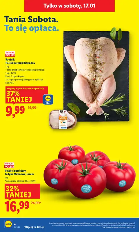 Lidl - gazetka promocyjna Oferta od czwartku od czwartku 15.01 do soboty 17.01 - strona 4