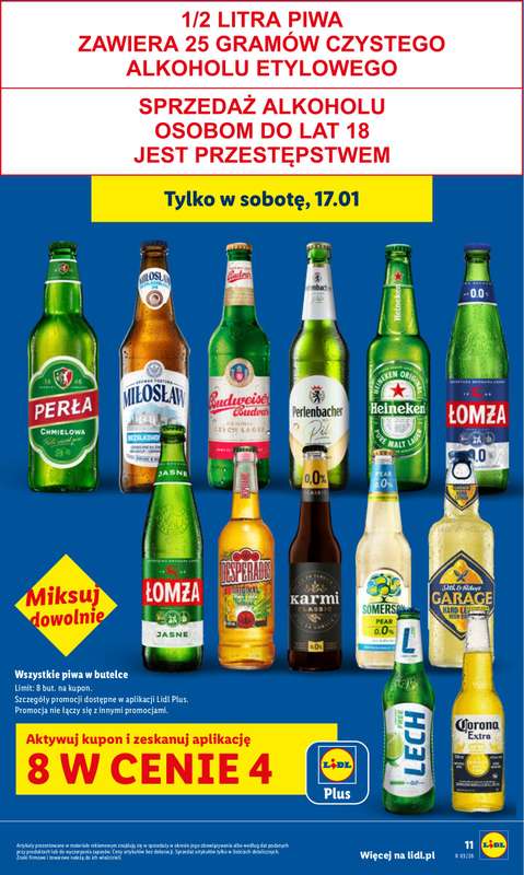 Lidl - gazetka promocyjna Oferta od czwartku od czwartku 15.01 do soboty 17.01 - strona 11