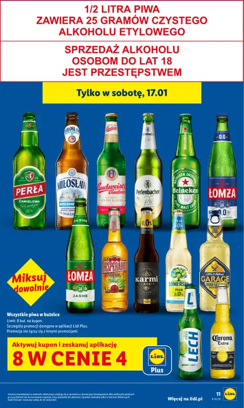 Lidl - gazetka promocyjna Oferta od czwartku od czwartku 15.01 do soboty 17.01 - strona 11