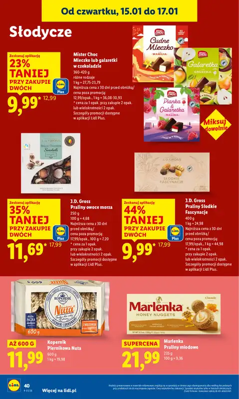 Lidl - gazetka promocyjna Oferta od czwartku od czwartku 15.01 do soboty 17.01 - strona 42