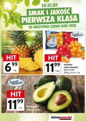Intermarche - gazetka promocyjna Świeży kram od czwartku 15.01 do środy 21.01