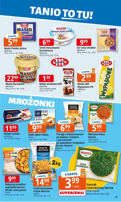 Leclerc - gazetka promocyjna Oferta E.Leclerc I Tanio to tu! od poniedziałku 19.01 do poniedziałku 26.01 - strona 15