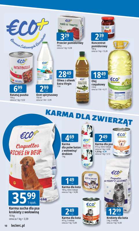 Leclerc - gazetka promocyjna Oferta E.Leclerc I Tanio to tu! od poniedziałku 19.01 do poniedziałku 26.01 - strona 10