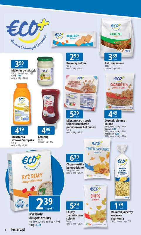 Leclerc - gazetka promocyjna Oferta E.Leclerc I Tanio to tu! od poniedziałku 19.01 do poniedziałku 26.01 - strona 8