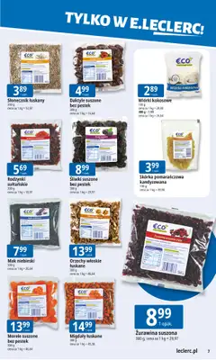 Leclerc - gazetka promocyjna Oferta E.Leclerc I Tanio to tu! od poniedziałku 19.01 do poniedziałku 26.01 - strona 7