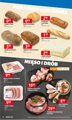 Leclerc - gazetka promocyjna Oferta E.Leclerc I Tanio to tu! od poniedziałku 19.01 do poniedziałku 26.01 - strona 18