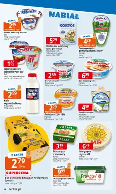 Leclerc - gazetka promocyjna Oferta E.Leclerc I Tanio to tu! od poniedziałku 19.01 do poniedziałku 26.01 - strona 14