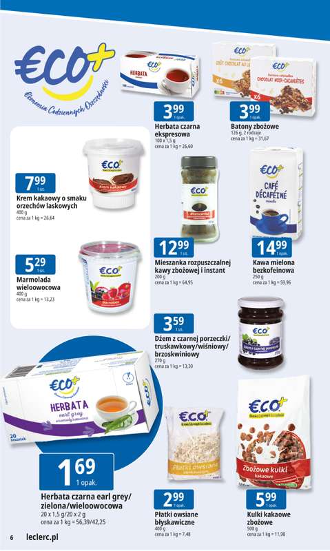 Leclerc - gazetka promocyjna Oferta E.Leclerc I Tanio to tu! od poniedziałku 19.01 do poniedziałku 26.01 - strona 6