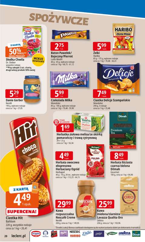 Leclerc - gazetka promocyjna Oferta E.Leclerc I Tanio to tu! od poniedziałku 19.01 do poniedziałku 26.01 - strona 20