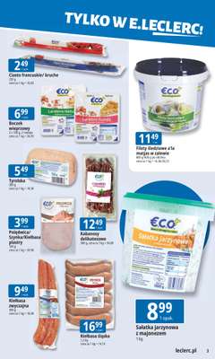 Leclerc - gazetka promocyjna Oferta E.Leclerc I Tanio to tu! od poniedziałku 19.01 do poniedziałku 26.01 - strona 3