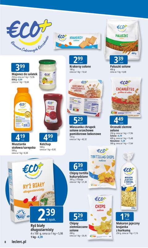 Leclerc - gazetka promocyjna Oferta E.Leclerc I Tanio to tu! od poniedziałku 19.01 do poniedziałku 26.01 - strona 8