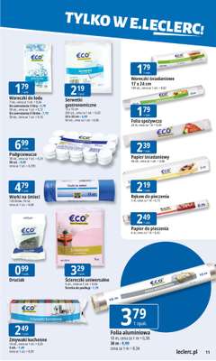 Leclerc - gazetka promocyjna Oferta E.Leclerc I Tanio to tu! od poniedziałku 19.01 do poniedziałku 26.01 - strona 11