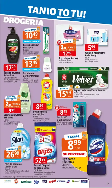Leclerc - gazetka promocyjna Oferta E.Leclerc I Tanio to tu! od poniedziałku 19.01 do poniedziałku 26.01 - strona 23