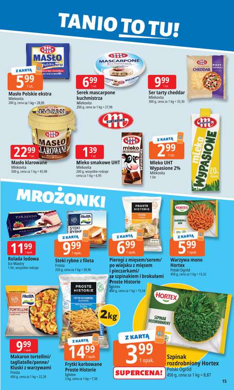 Leclerc - gazetka promocyjna Oferta E.Leclerc I Tanio to tu! od poniedziałku 19.01 do poniedziałku 26.01 - strona 15