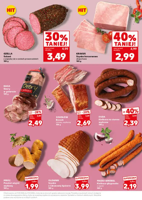 Kaufland - gazetka promocyjna Mocny Start od poniedziałku 19.01 do środy 21.01 - strona 19
