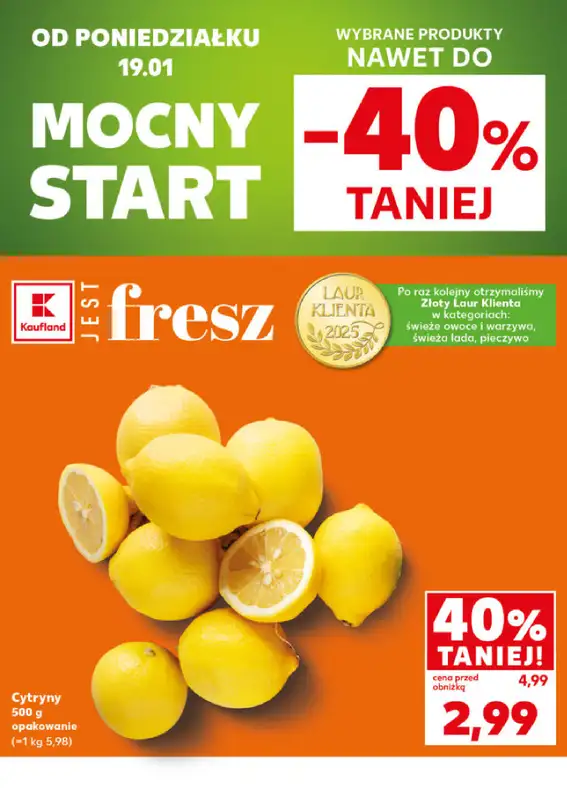 Kaufland - gazetka promocyjna Mocny Start od poniedziałku 19.01 do środy 21.01 - strona 2