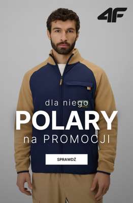 4F - gazetka promocyjna Polary męskie na promocji od czwartku 15.01 