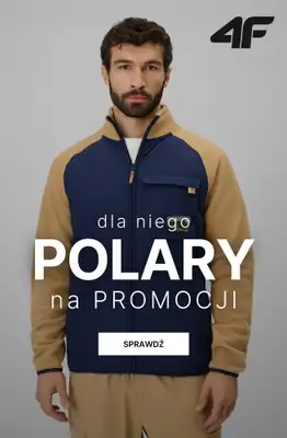 4F - gazetka promocyjna Polary męskie na promocji od czwartku 15.01 