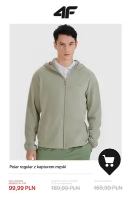 4F - gazetka promocyjna Polary męskie na promocji od czwartku 15.01  - strona 2
