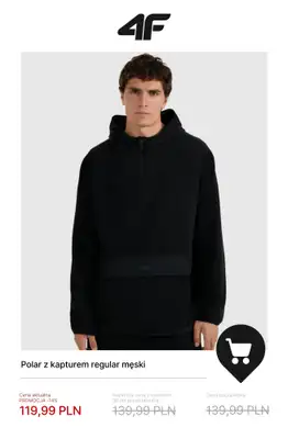 4F - gazetka promocyjna Polary męskie na promocji od czwartku 15.01  - strona 3