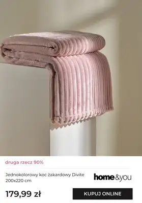 home&you - gazetka promocyjna Druga rzecz -90% od czwartku 15.01 do wtorku 20.01 - strona 4