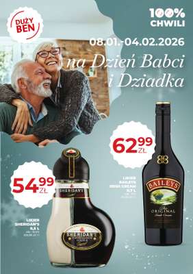 Duży Ben - gazetka promocyjna 100% chwili od czwartku 15.01 do środy 04.02