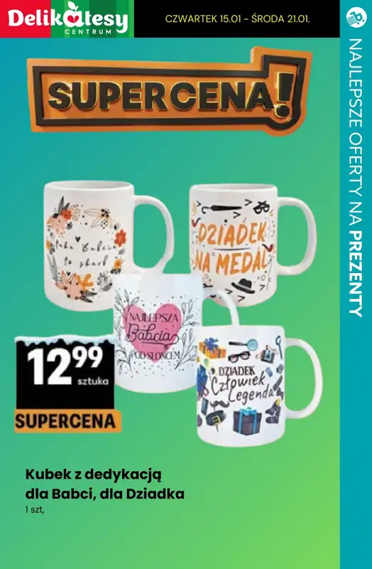 Dzień Babci i Dziadka - gazetka promocyjna Prezenty dla Babci i Dziadka - najlepsze oferty z marketów! od czwartku 15.01 do soboty 17.01 - strona 20