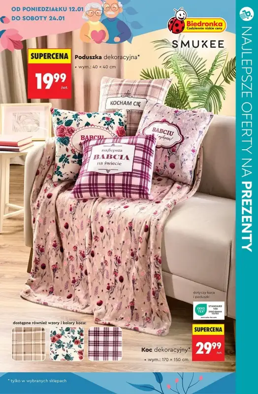 Dzień Babci i Dziadka - gazetka promocyjna Prezenty dla Babci i Dziadka - najlepsze oferty z marketów! od czwartku 15.01 do wtorku 20.01 - strona 4