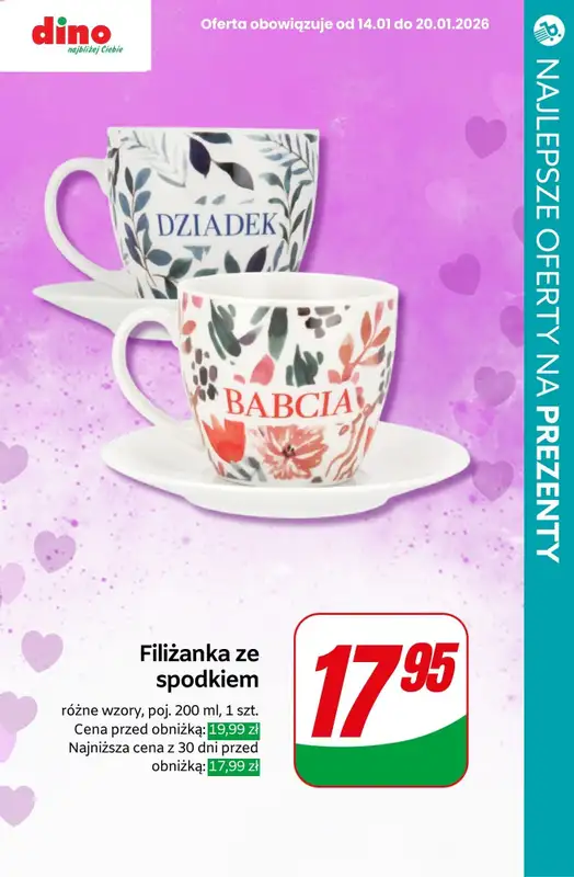 Dzień Babci i Dziadka - gazetka promocyjna Prezenty dla Babci i Dziadka - najlepsze oferty z marketów! od czwartku 15.01 do wtorku 20.01 - strona 12