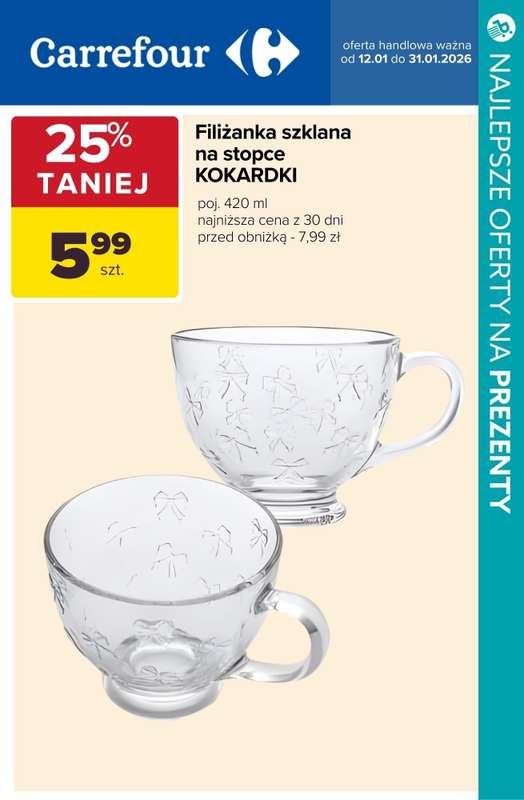 Dzień Babci i Dziadka - gazetka promocyjna Prezenty dla Babci i Dziadka - najlepsze oferty z marketów! od czwartku 15.01 do wtorku 20.01 - strona 3