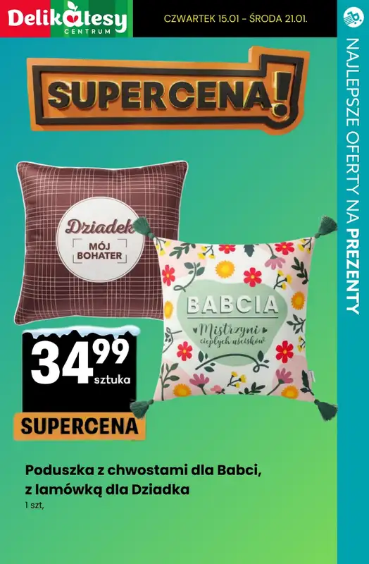 Dzień Babci i Dziadka - gazetka promocyjna Prezenty dla Babci i Dziadka - najlepsze oferty z marketów! od czwartku 15.01 do soboty 17.01 - strona 11