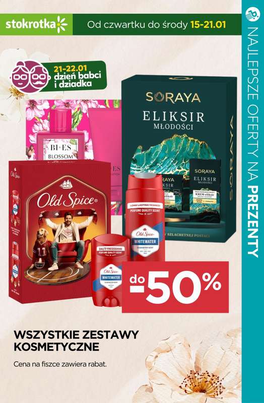 Dzień Babci i Dziadka - gazetka promocyjna Prezenty dla Babci i Dziadka - najlepsze oferty z marketów! od czwartku 15.01 do soboty 17.01 - strona 8