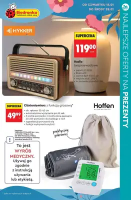 Dzień Babci i Dziadka - gazetka promocyjna Prezenty dla Babci i Dziadka - najlepsze oferty z marketów! od czwartku 15.01 do wtorku 20.01 - strona 18