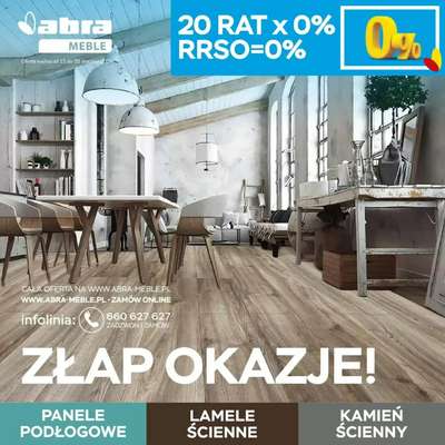 Abra Meble - gazetka promocyjna Złap okazje! od czwartku 15.01 do środy 28.01