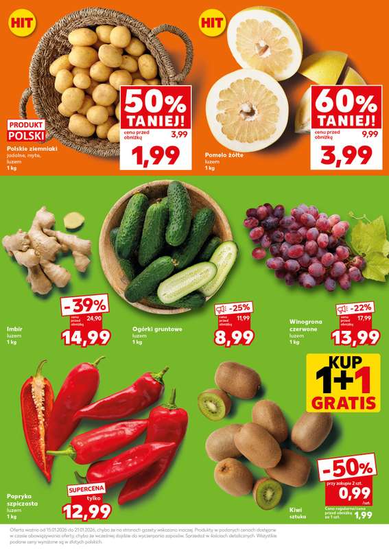 Kaufland - gazetka promocyjna Oferta Kaufland - SUPER SOBOTA od soboty 17.01 do soboty 17.01 - strona 19