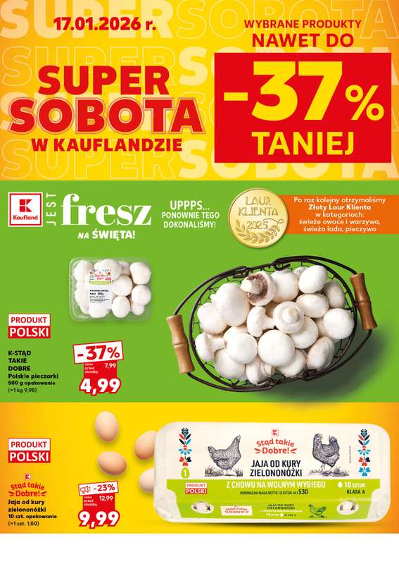 Kaufland - gazetka promocyjna Oferta Kaufland - SUPER SOBOTA od soboty 17.01 do soboty 17.01 - strona 2