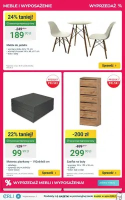ERLI - gazetka promocyjna MEGA WYPRZEDAŻ mebli i sprzętu elektro do domu! od czwartku 15.01 do niedzieli 18.01 - strona 4