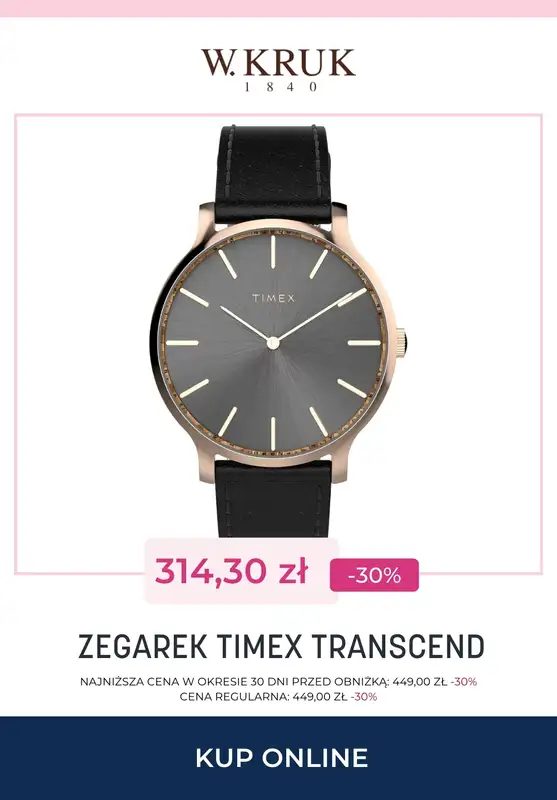 Dzień Babci i Dziadka - gazetka promocyjna W.Kruk | Wyprzedaż - zegarki od czwartku 15.01 do czwartku 22.01 - strona 5
