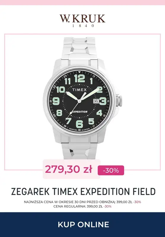 Dzień Babci i Dziadka - gazetka promocyjna W.Kruk | Wyprzedaż - zegarki od czwartku 15.01 do czwartku 22.01 - strona 3