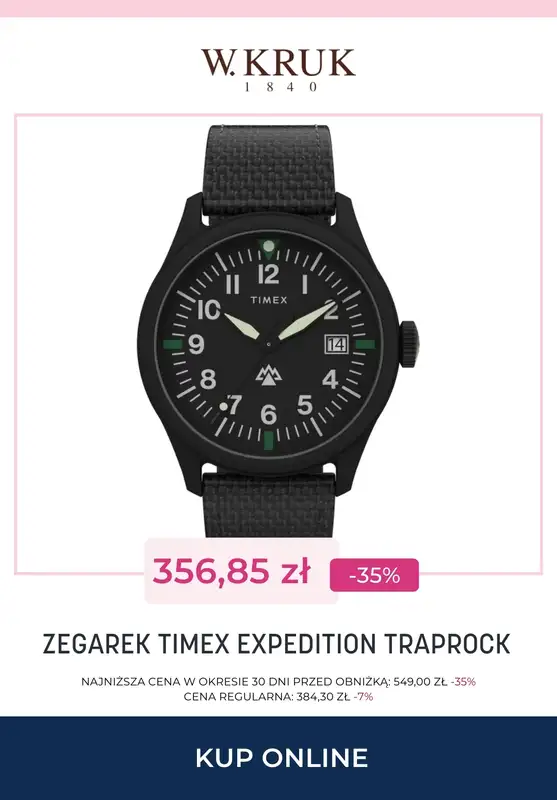 Dzień Babci i Dziadka - gazetka promocyjna W.Kruk | Wyprzedaż - zegarki od czwartku 15.01 do czwartku 22.01 - strona 7